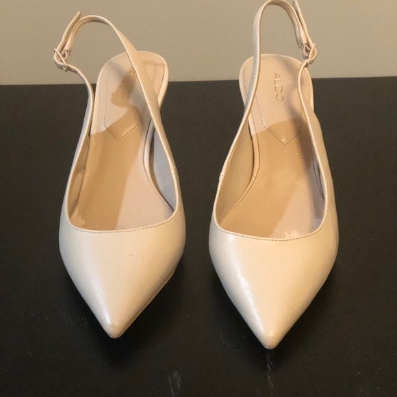 Nude slingbacks, Aldo, size 7.5 - Picture 3 of 4
